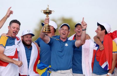 Rory McIlroy sparks Europe's Ryder Cup victory