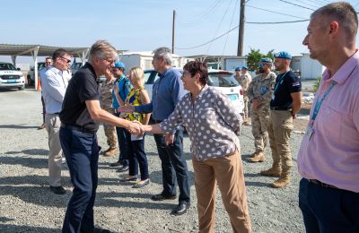 UN's Lacroix visits Pyla