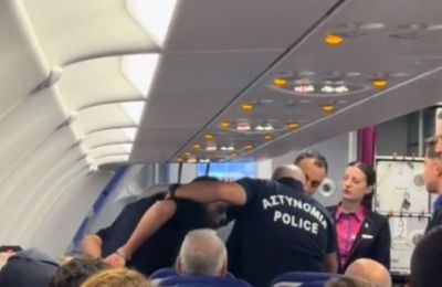 Disturbance on London-Cyprus flight leads to passenger's arrest