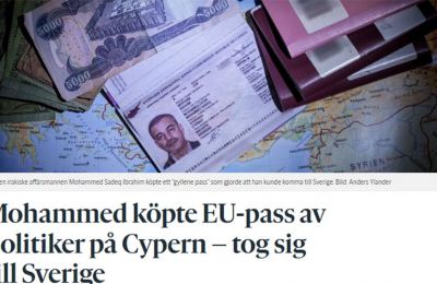 Swedish media exposes Sizopoulos's tie to 'golden passports' scheme