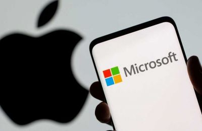 Apple stocks dip as Microsoft claims market crown