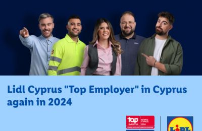 Lidl Cyprus ''Top Employer'' in Cyprus also in 2024