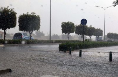 Cyprus drenched in rain, flood fears rise