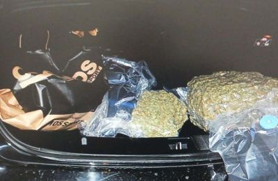 3.2kg of cannabis seized after bus collision