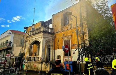 Iconic Pavlidis Mansion lost to devastating fire