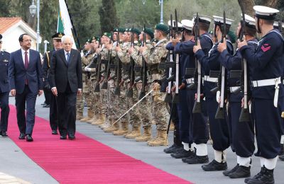 Italian President Mattarella's historic visit to Cyprus (pics)