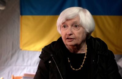 ''Give Ukraine Russia’s money to end the war,'' Yellen says