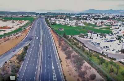 So far, 75% of all works on the Nicosia perimeter road have been carried out. The project will be completed at the end of summer 2024.