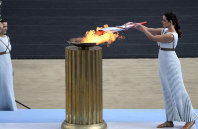 Olympic flame lights up hope for Paris games