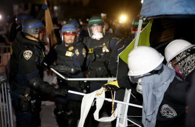 Police dismantle pro-Palestinian encampment at UCLA amid tense standoff
