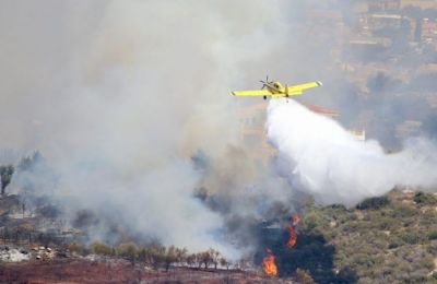 Forest fires ravage Cyprus, authorities issue red alert