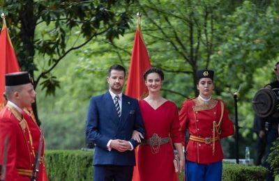 President of Montenegro Jakov Milatović and wife (Facebook)