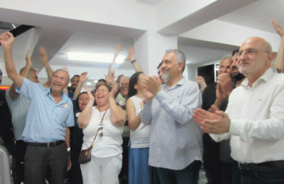Andreas Vyras celebrates re-election as Mayor of Larnaca