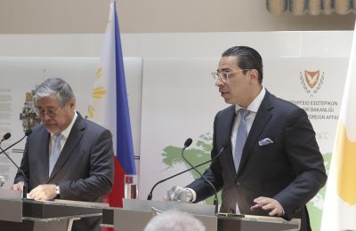Philippine Foreign Secretary strengthens ties in Cyprus