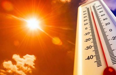 Yellow heat warning issued for today