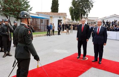 Erdogan leads a grand spectacle and provocation in occupied territories  