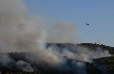 Firefighters tackle 45 fires in Evia, 37 contained