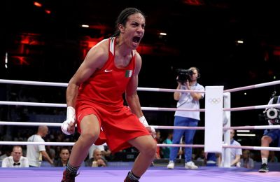 Boxer Imane Khelif one win away from Olympic Gold