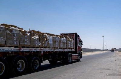 Israeli airstrike on Gaza aid convoy kills 5 transport employees