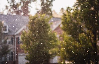 A mix of sun, showers, and some thunder!