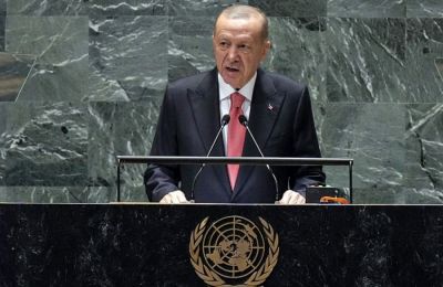 Erdogan reasserts Turkish claims on Cyprus at UN