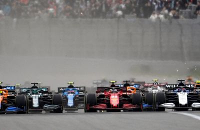 F1 start of race, FB photo