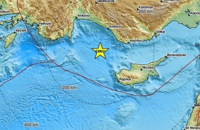 Earthquake rattles Cyprus, felt strongly in Nicosia