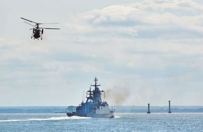 Tensions flare in Baltic Sea after Russian warship fires on German helicopter