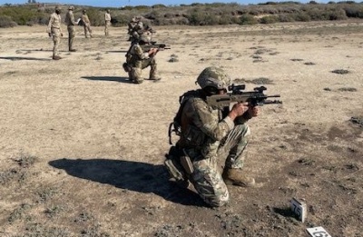 Troops conduct training exercises on the British Bases in Cyprus. Credit: British Bases Cyprus Facebook page