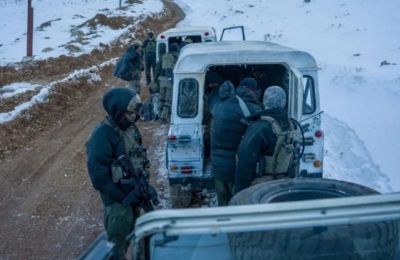 Israeli forces operate in what it described as the Mount Hermon region.  Photo IDF via Reuters