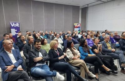 Members, leaders, and Volt Cyprus representatives gather to mark a historic day of unity, inclusion, and gender balance in Cypriot politics.