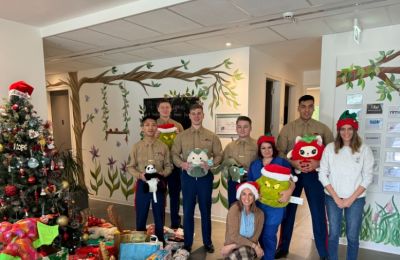 Spreading holiday cheer to children and families in need. Credit: U.S. Embassy Cyprus Instagram