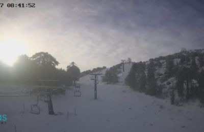 Photo: Kitas weather at Troodos Ski lift this morning