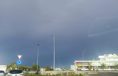 2024 file photo of looming rain clouds at the Metro roundabout in Engomi.