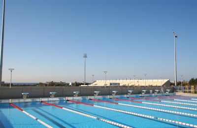 Making a splash with upgrades! The Geroskipou Olympic Pool is getting a fresh new look. Photos courtesy of: GeroskipouSportsCentre.com