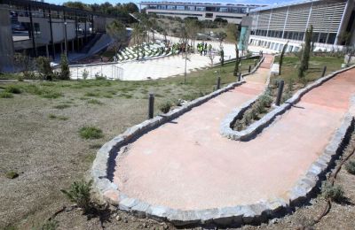 Nicosia's old GSP transformed into urban park ready for public use