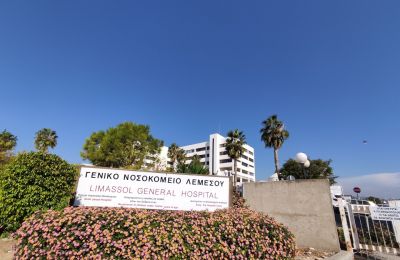 Construction work at Limassol General Hospital has led to the suspension of outpatient clinic services, starting Wednesday, March 12. Photo courtesy of JayCox Google.