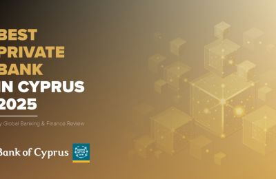 Bank of Cyprus awarded “Best Private Bank Cyprus 2025” by Global Banking & Finance Review