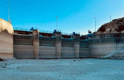 File photo of an empty dam in Cyprus