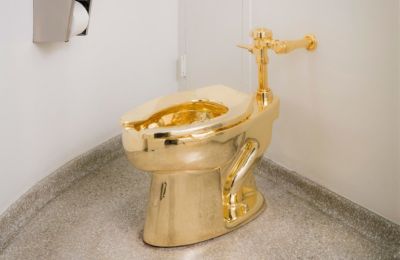 ''America'' by Maurizio Cattelan. Photo courtesy of the Guggenheim Museum website.