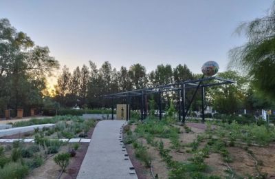 A new era of urban planning must trade grey sprawl for green survival. Photo courtesy of Christos Pasadakis Google (Ourania Kokkinou Park)
