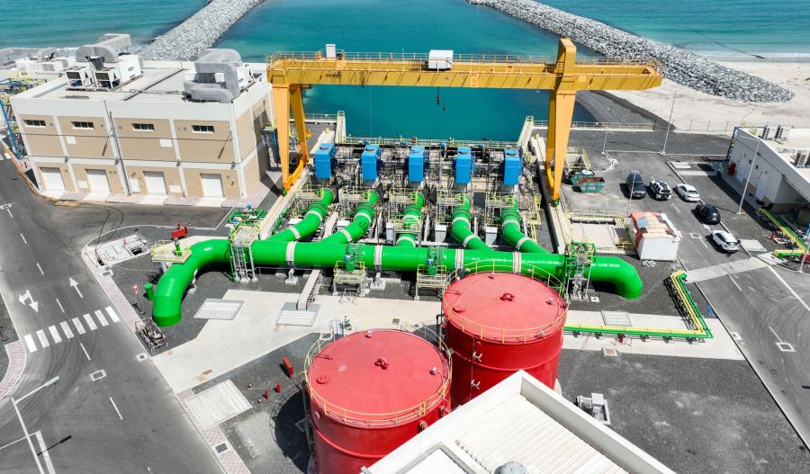 An example of a desalination plant in Abu Dhabi - File photo