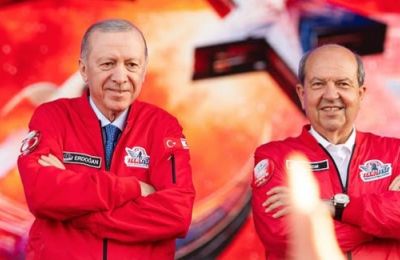 Erdogan and Tatar at Teknofest 2025 held in the occupied North of Cyprus