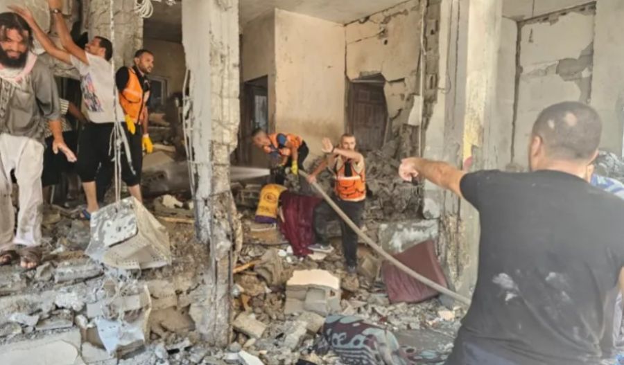 File photo of destruction in Gaza