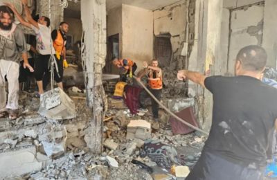 File photo of destruction in Gaza