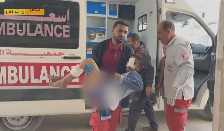 Death toll rises in Gaza amid intensified airstrikes.  Photo screen captured from Al Jazeera video