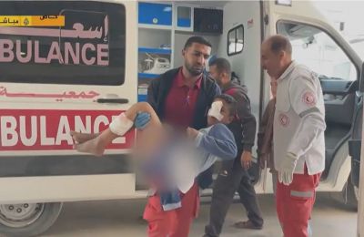 Death toll rises in Gaza amid intensified airstrikes.  Photo screen captured from Al Jazeera video