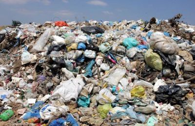 File photo of a illegal garbage dump in Cyprus
