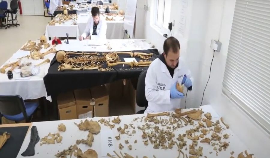 New forensic method in Cyprus helps identify remains of people missing for over 40 years. Photo screen captured from Committee on Missing Persons in Cyprus - CMP Youtube