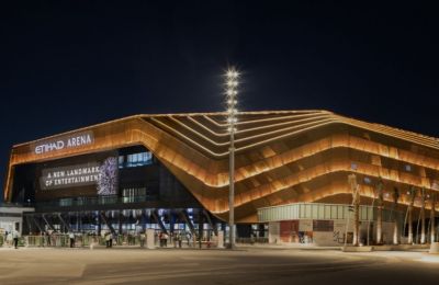 Etihad stadium in Abu Dhabi where the Euroleague final will be held this weekend.
